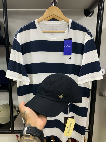 KIT BONÉ E CAMISETA BROOKSFIELD