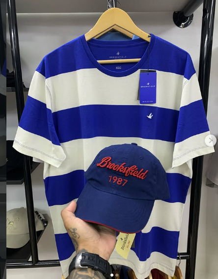 KIT BONÉ E CAMISETA BROOKSFIELD