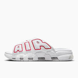 Chinelo NK Air Uptempo Branco e Vermelho