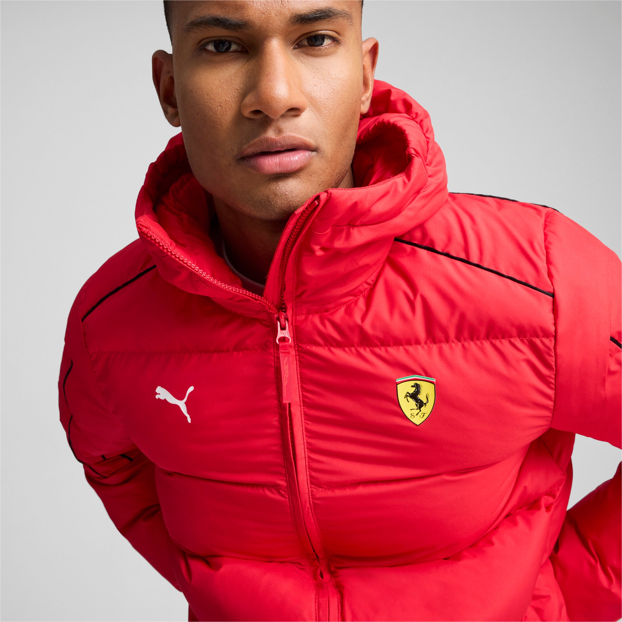 Jaqueta Puffer Ferrari