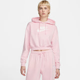 Blusão NK Sportswear Club Fleece Crop Feminino