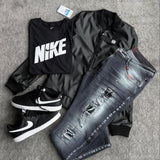 Kit Completo NK com Jaqueta Zara e Jeans Jogador